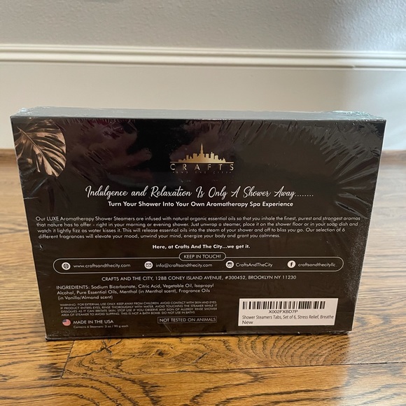 Crafts and the City luxury aromatherapy shower steamers gift set of six 🚿 - Picture 5 of 5